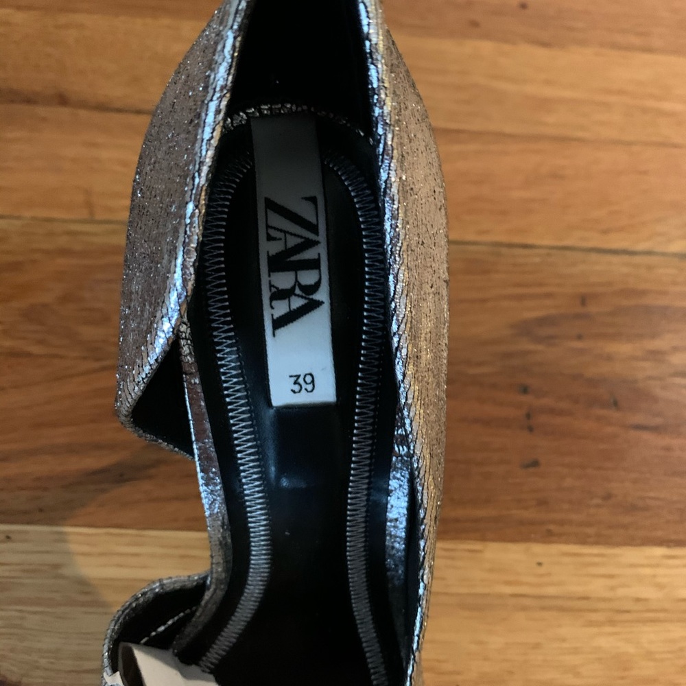 Zara siver heels size 39 ( US 8.5) - Picture 8 of 8